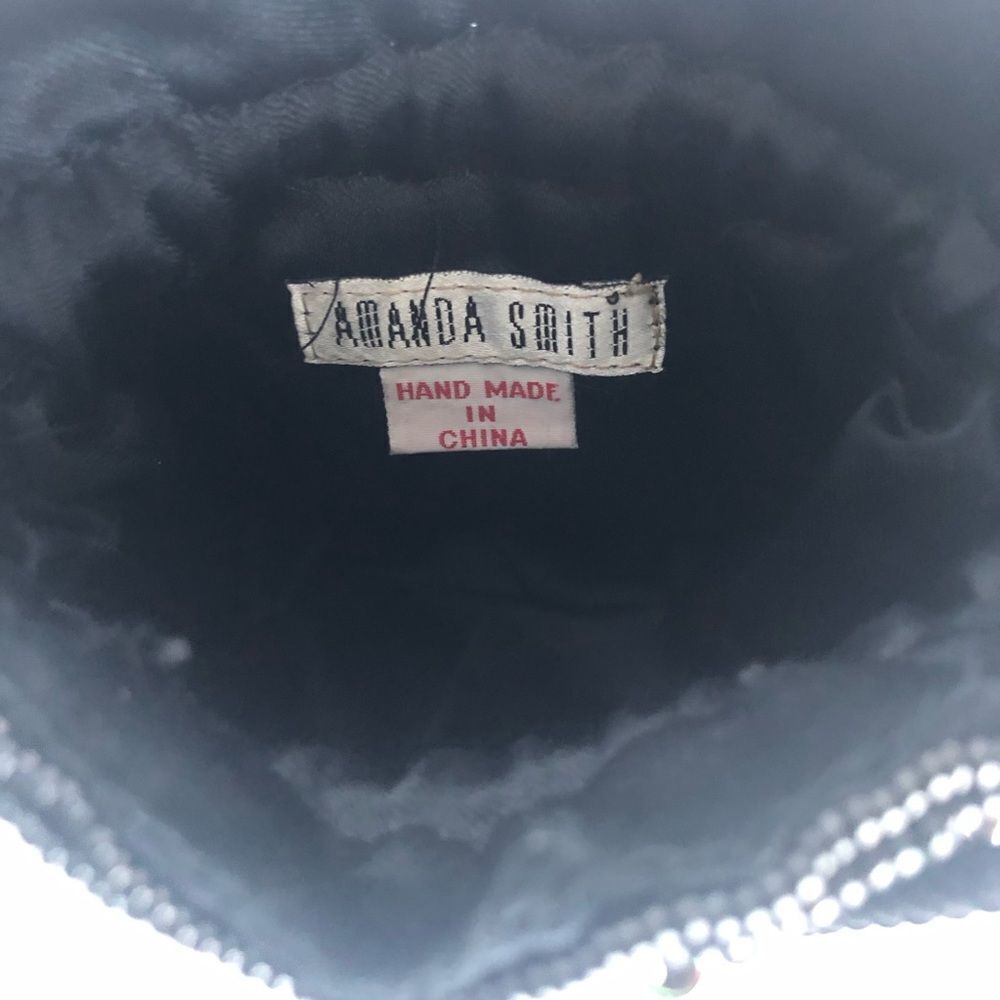 Amanda Smith Drawstring Sequined Evening Bag - image 3